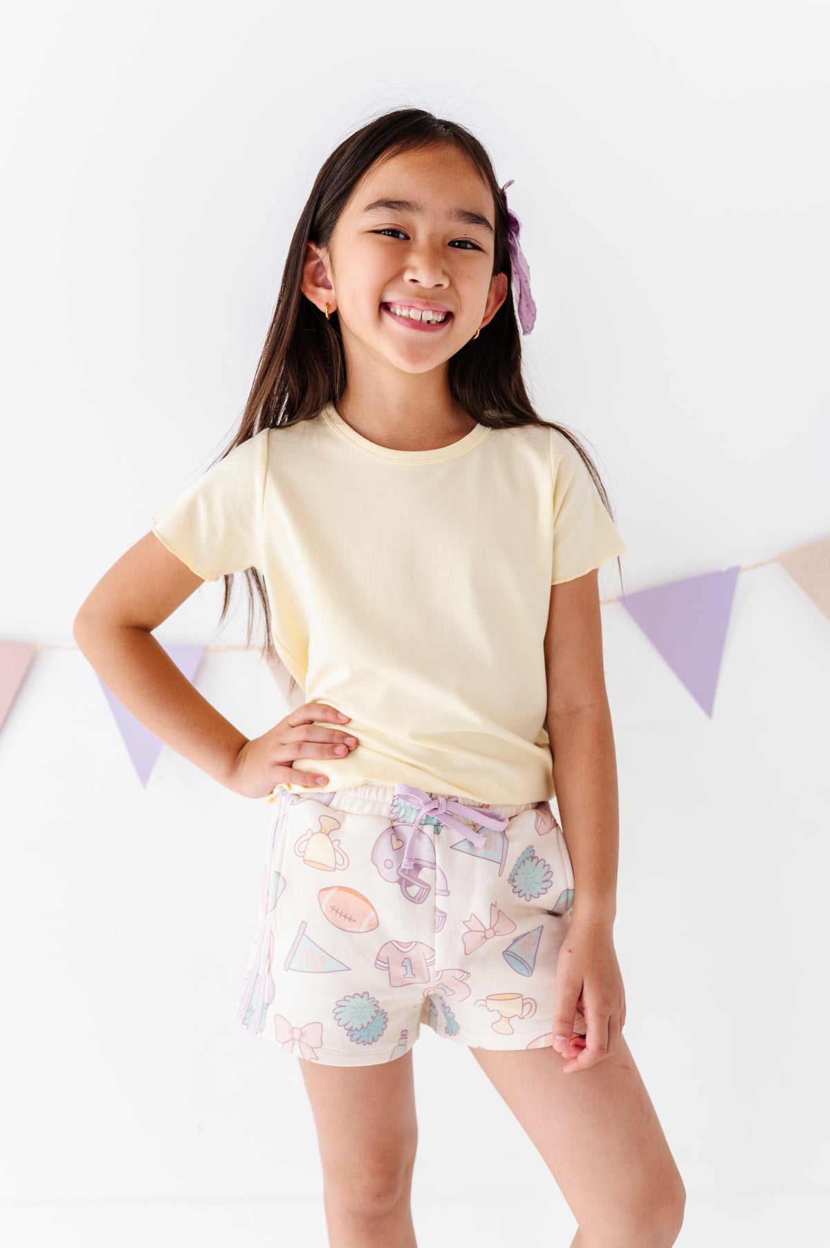 Buttercream Lettuce Hem Top