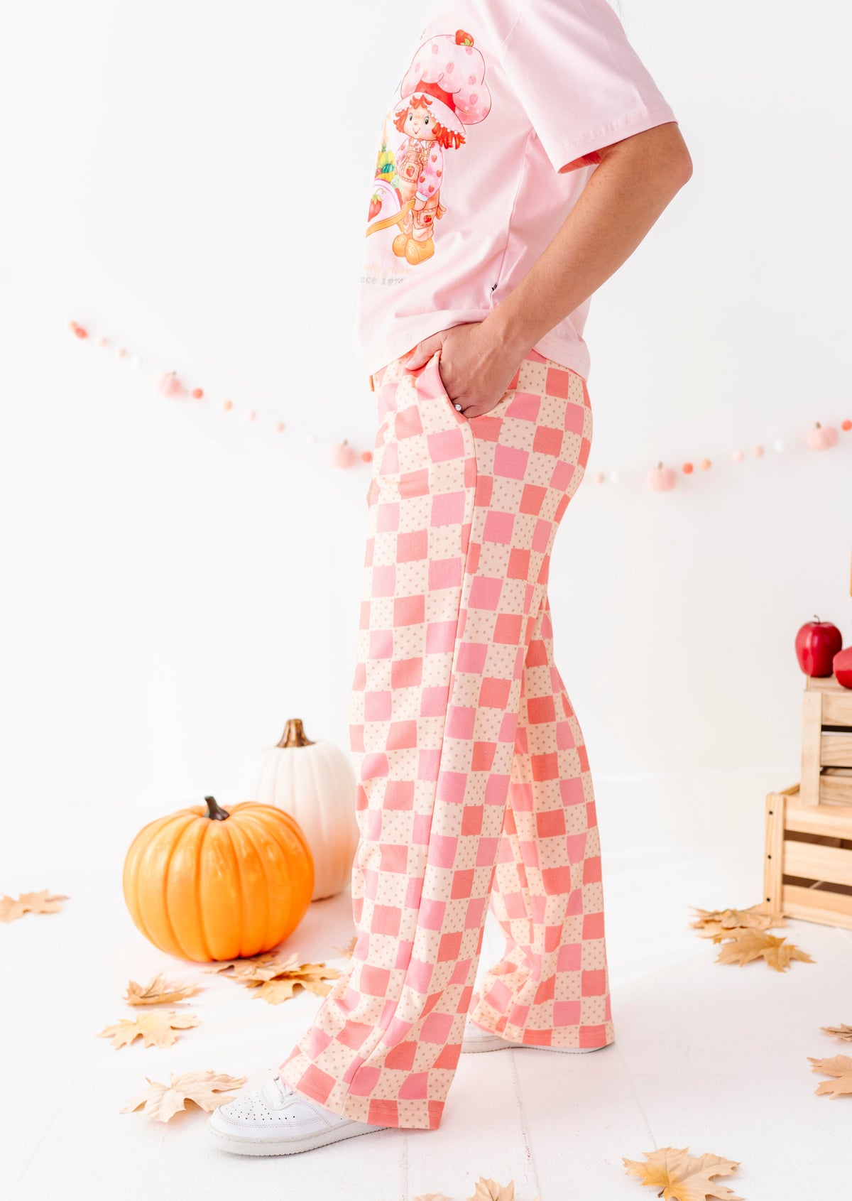 Berry Patch Check Women's Sweatpants