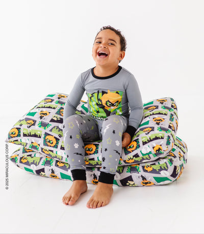 Miraculous™ Chibi 2-Piece Pajamas : CAT NOIR - SHIPS WITHIN 2 WEEKS