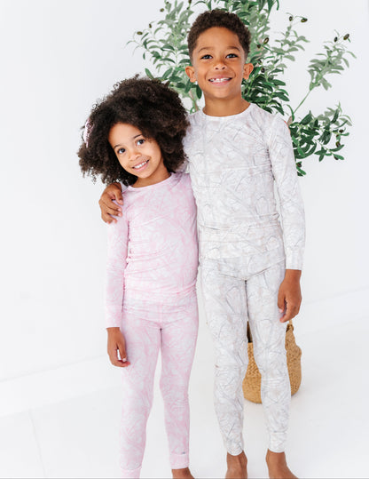 Pink Tree Camo 2-Piece Pajamas