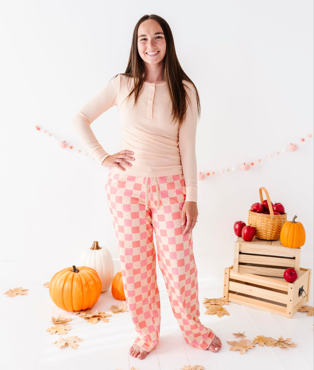Berry Patch Check Women's Sweatpants