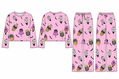 PRE ORDER: Scoops & Spooks Women's 2-piece set