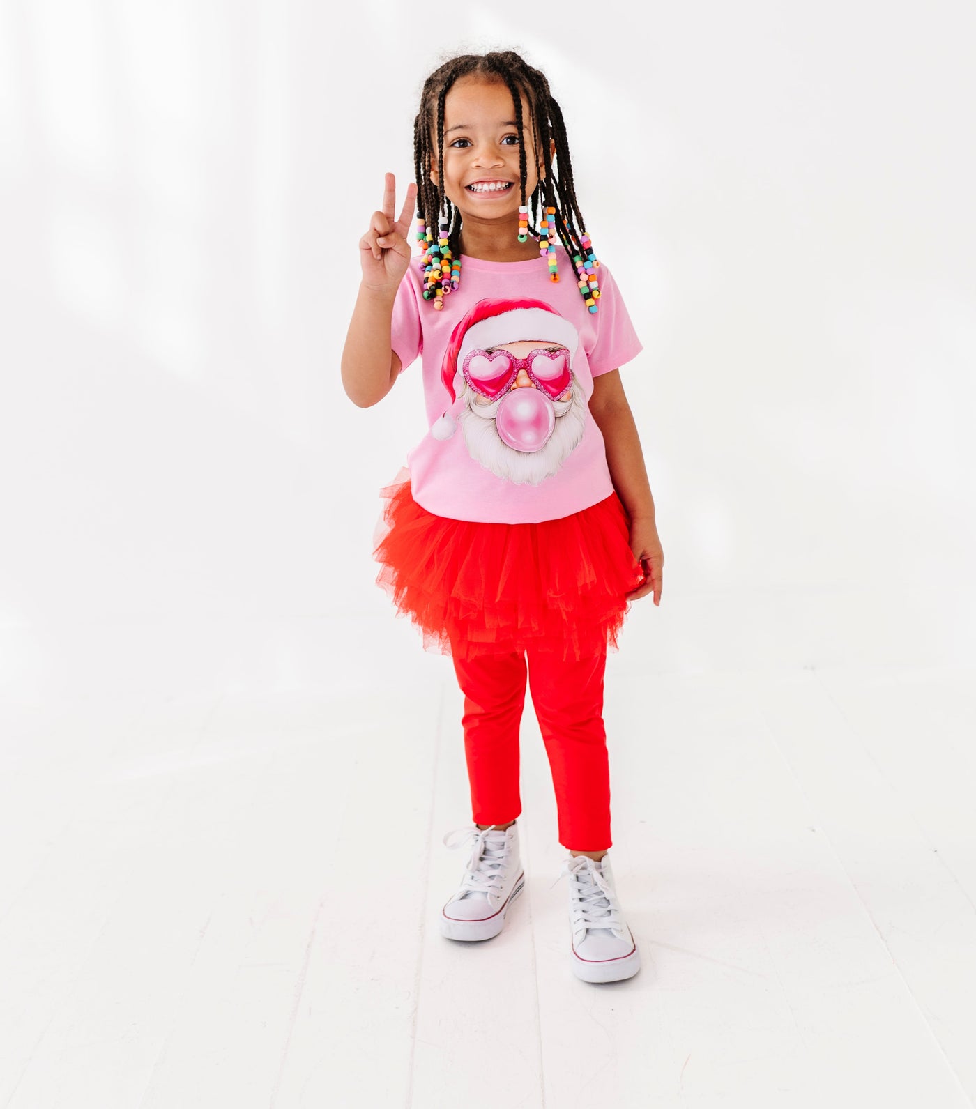 Pink Bubblegum Santa T-Shirt : PRE-SALE- SHIPS END OF NOVEMBER