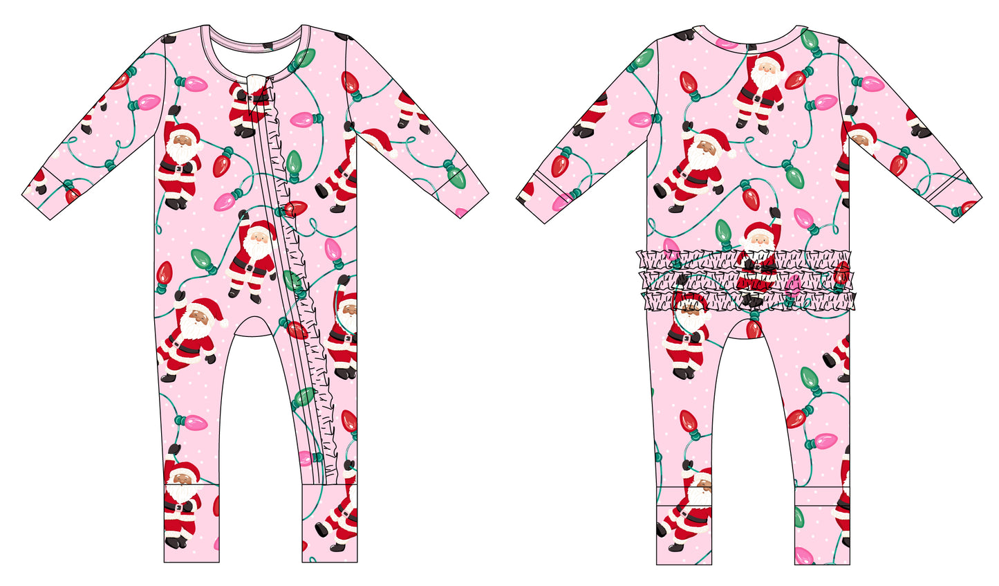 Hangin' with Santa Ruffle Convertible Romper