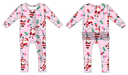 Hangin' with Santa Ruffle Convertible Romper