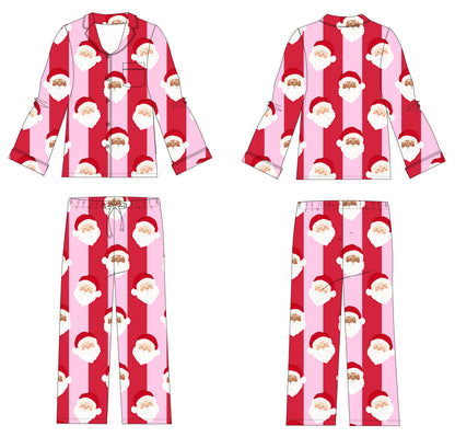 PRE-ORDER: St. Nick Stripes Ribbed Bamboo Set