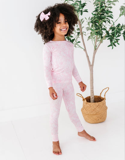 Pink Tree Camo 2-Piece Pajamas