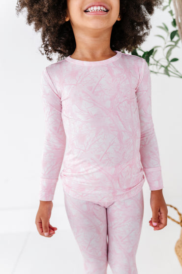 Pink Tree Camo 2-Piece Pajamas