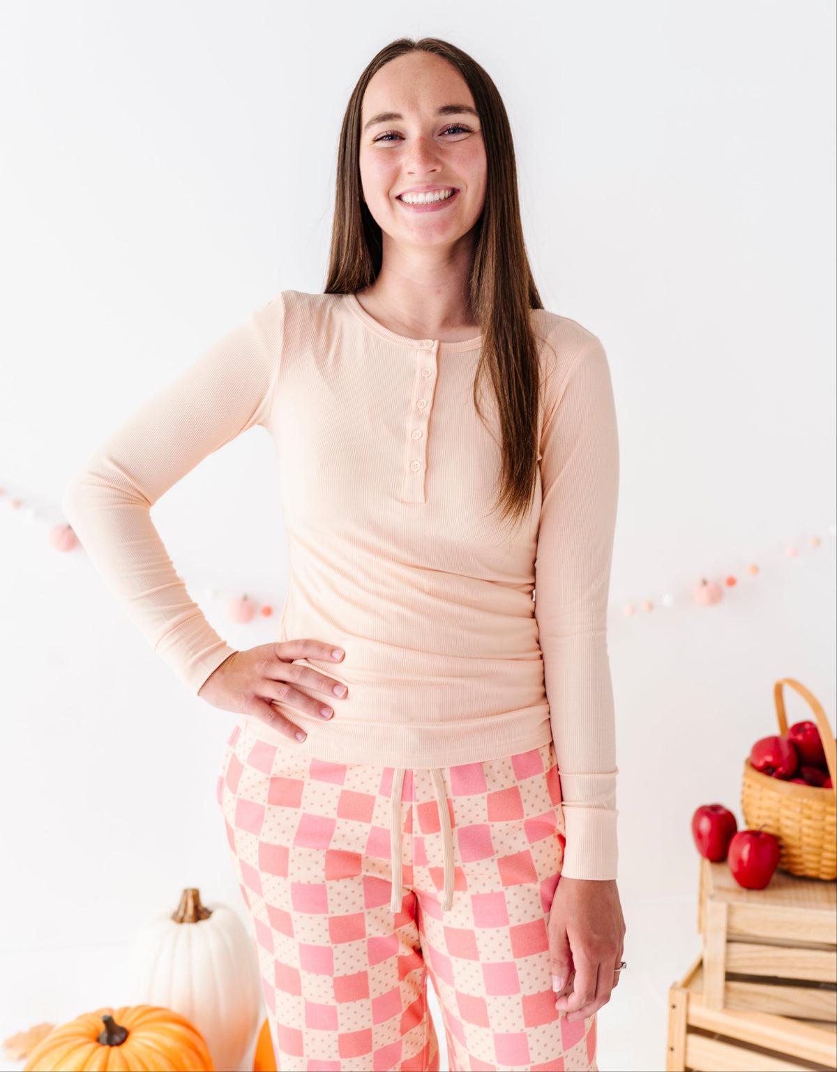 Sweet Cream Women's Ribbed Henley
