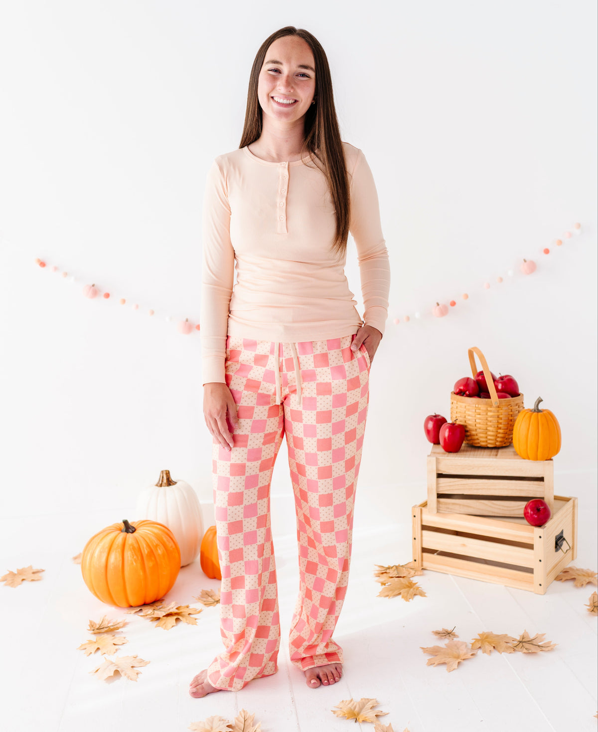 Berry Patch Check Women's Sweatpants