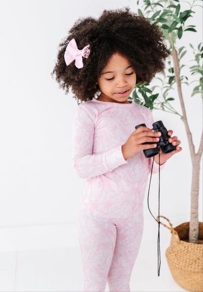 Pink Tree Camo 2-Piece Pajamas