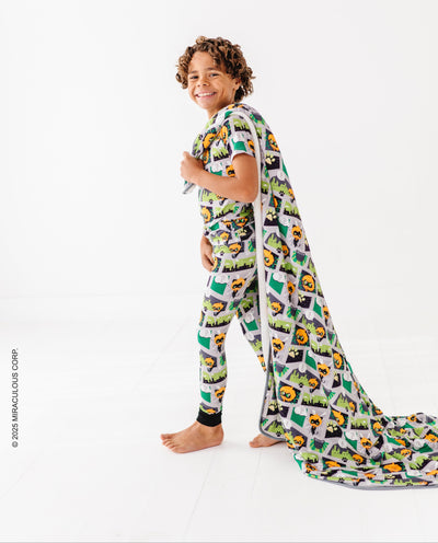 Miraculous™ Chibi Plush Blanket : Cat Noir - SHIPS WITHIN 2 WEEKS