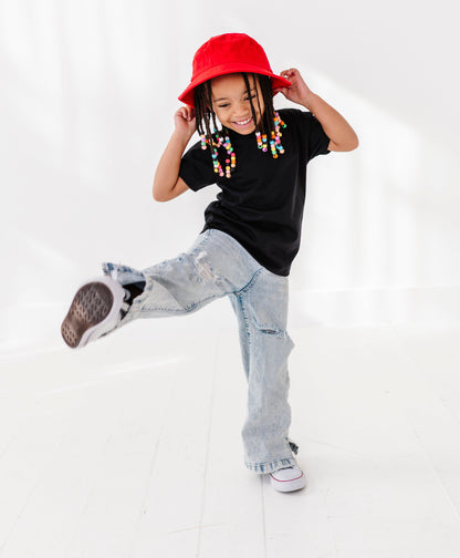Black T-Shirt : YOUTH