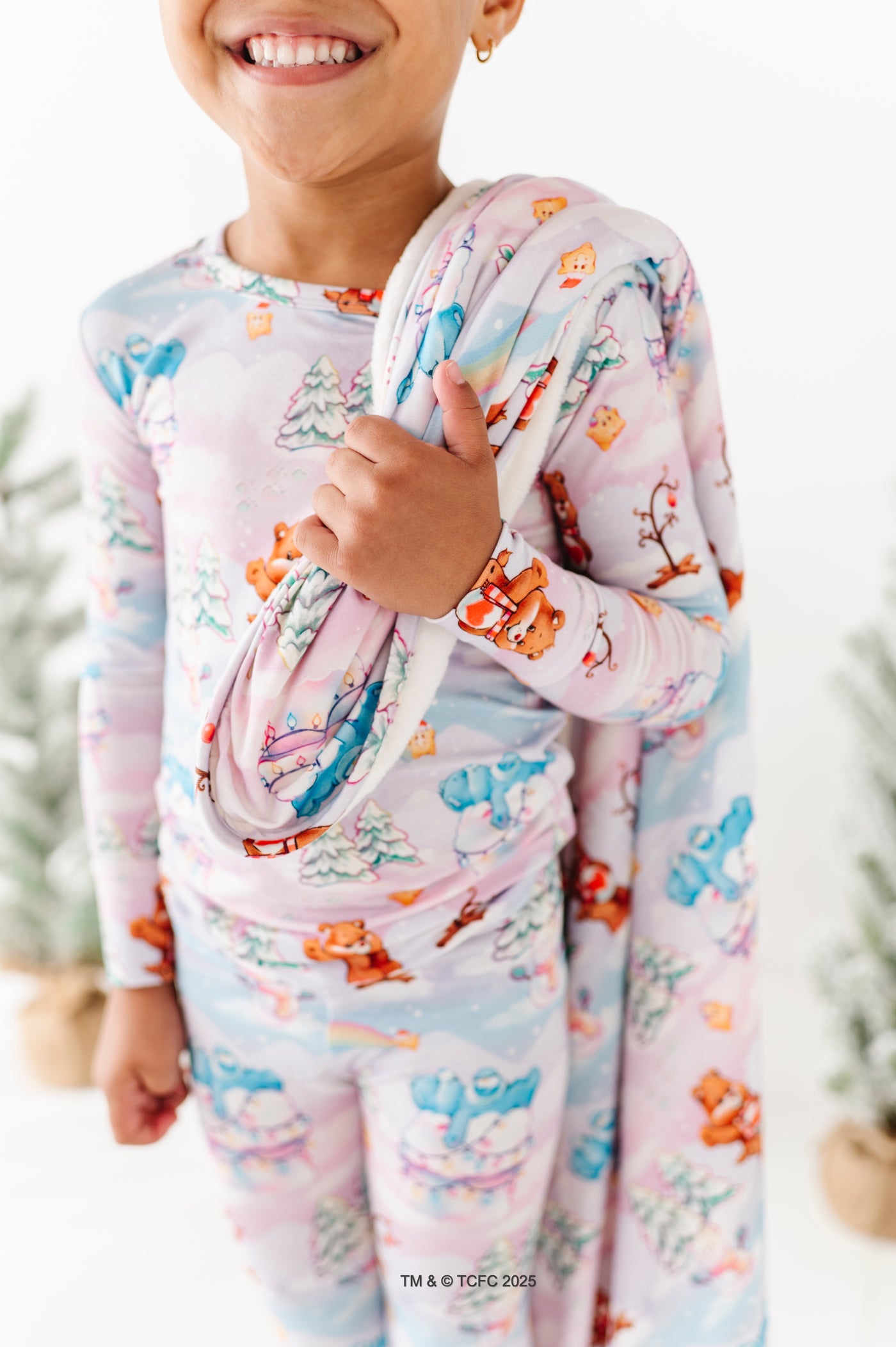 A Care Bears™ Christmas Plush Blanket