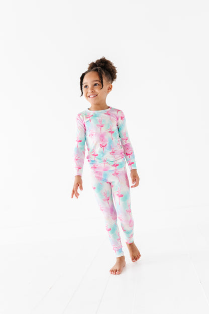 Pastel Pirouettes 2-Piece Pajamas