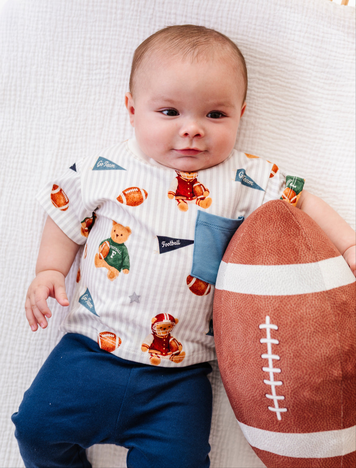 Touchdown Teddy Pocket Tee