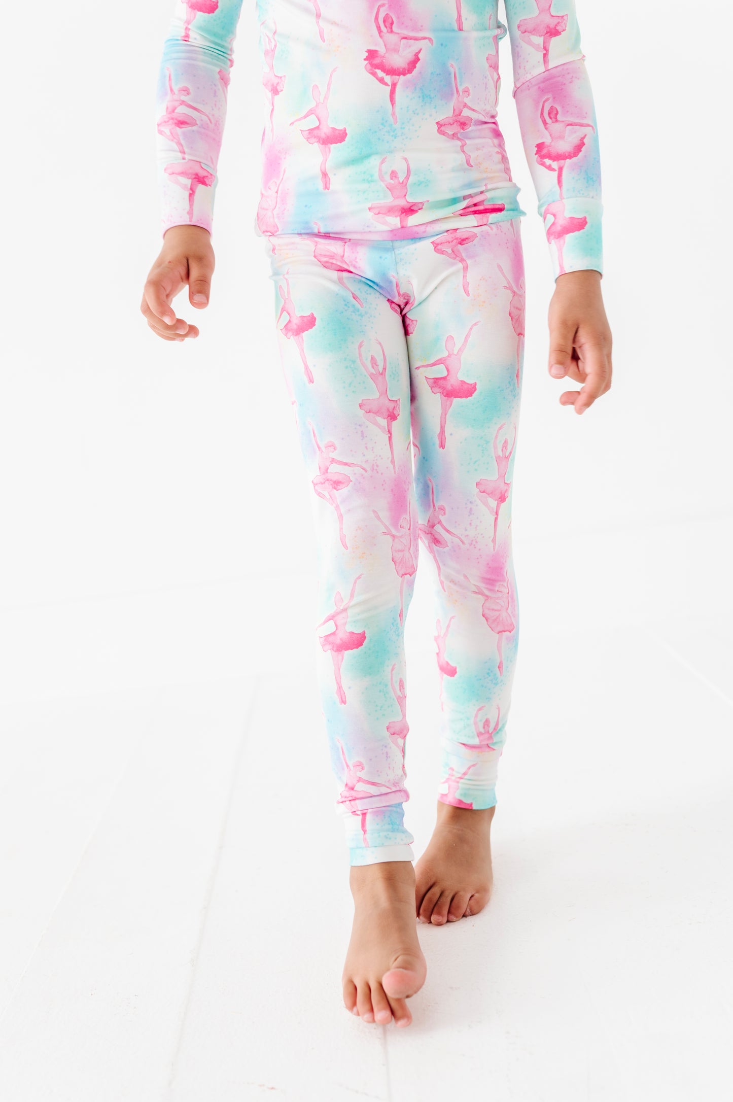 Pastel Pirouettes 2-Piece Pajamas