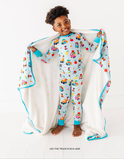 Leo the Truck™ - Learning Buddies Plush Toddler Blanket - SHIPS IN APPROX. 2 WEEKS