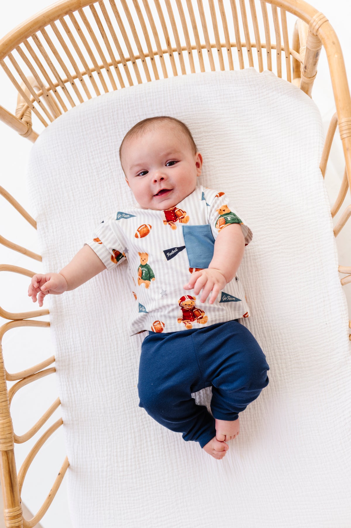 Touchdown Teddy Pocket Tee