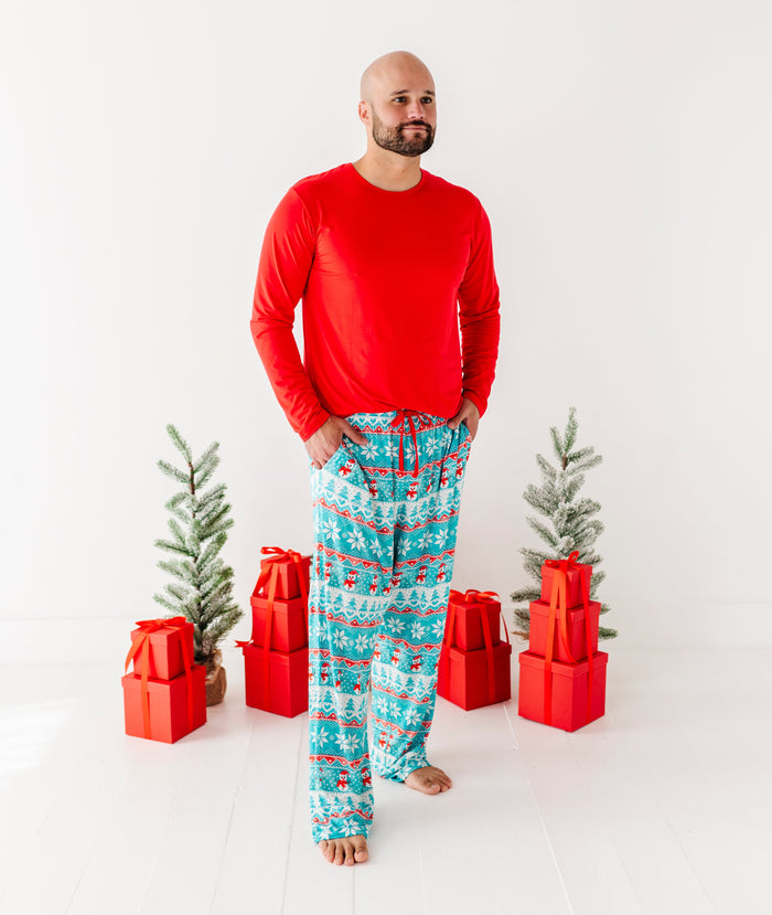 Frosty Fair Isle Men's Lounge Set
