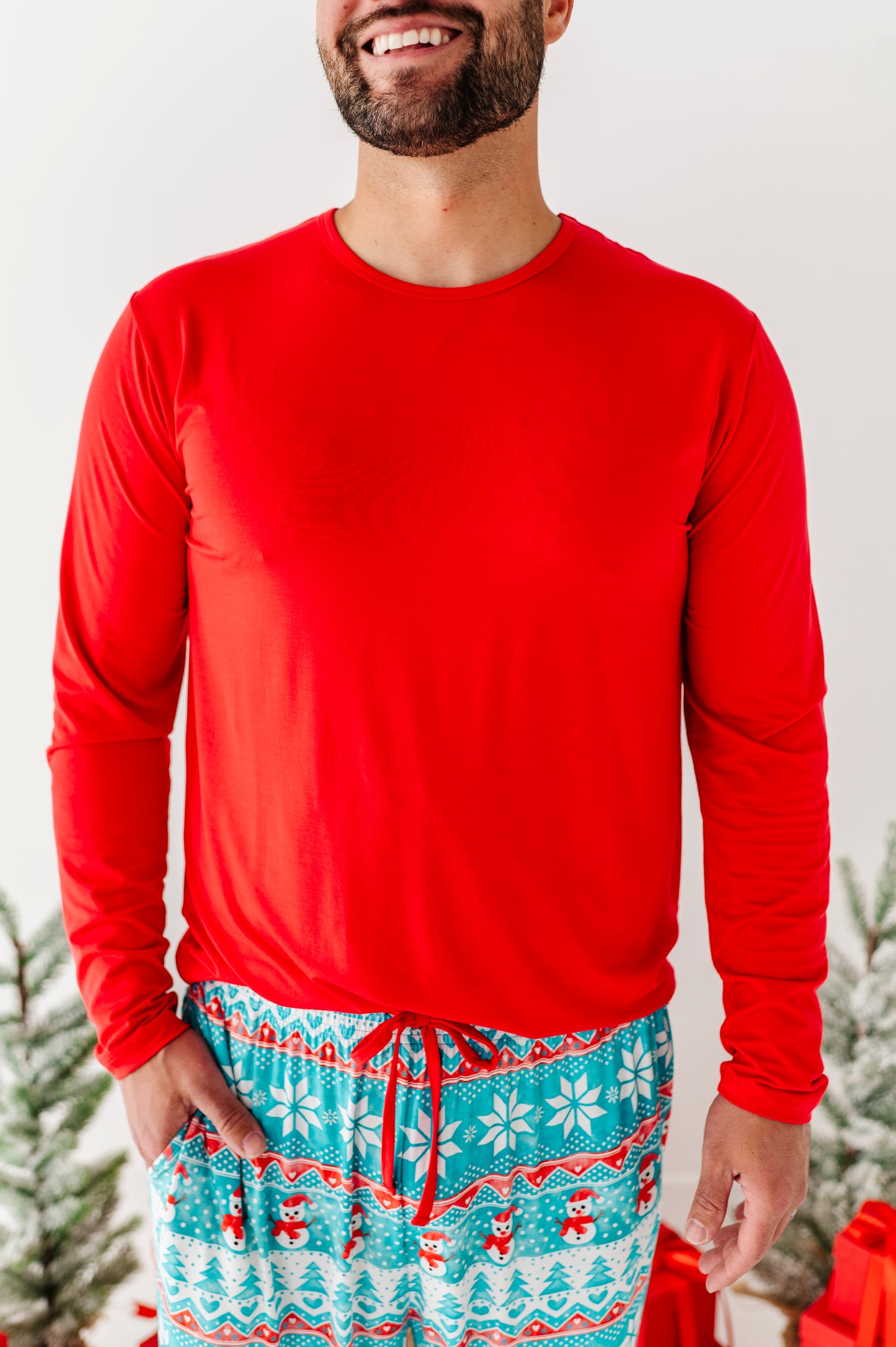 Frosty Fair Isle Men's Lounge Set