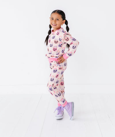 Trick Or Sweet Ruffle Crewneck Sweatshirt