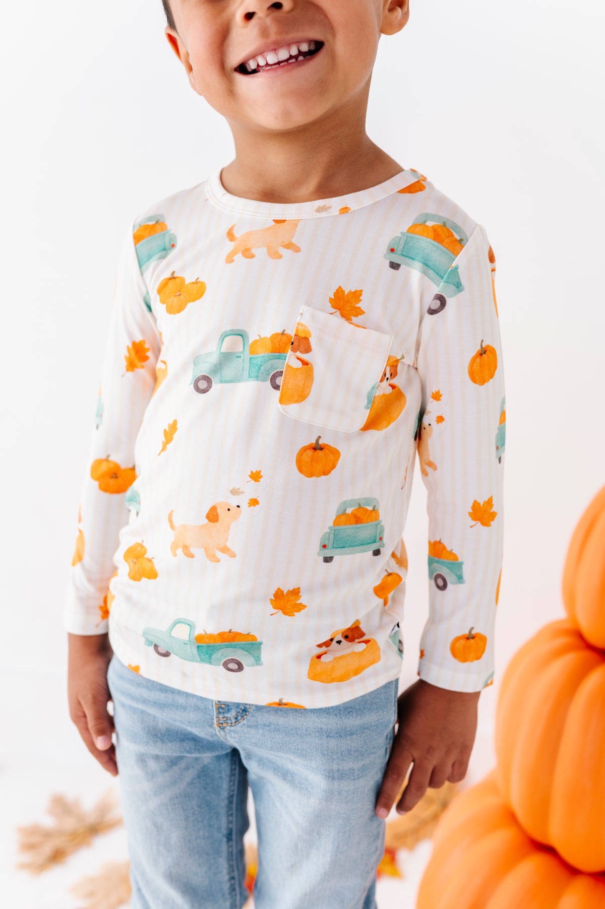 Puppy Patch Long Sleeve Henley