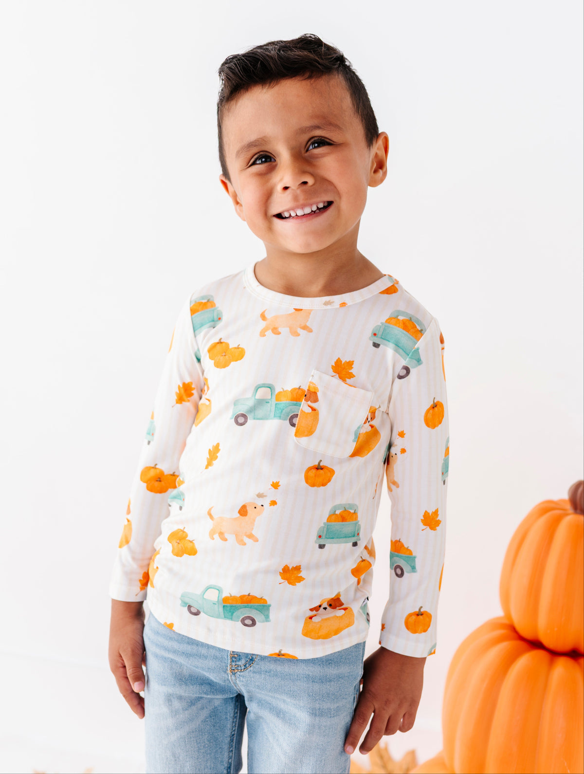 Puppy Patch Long Sleeve Henley