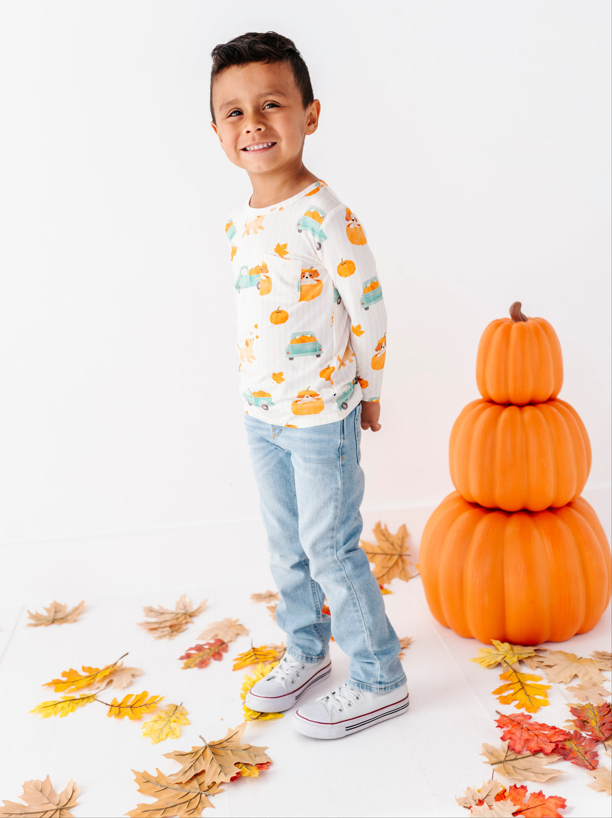Puppy Patch Long Sleeve Henley