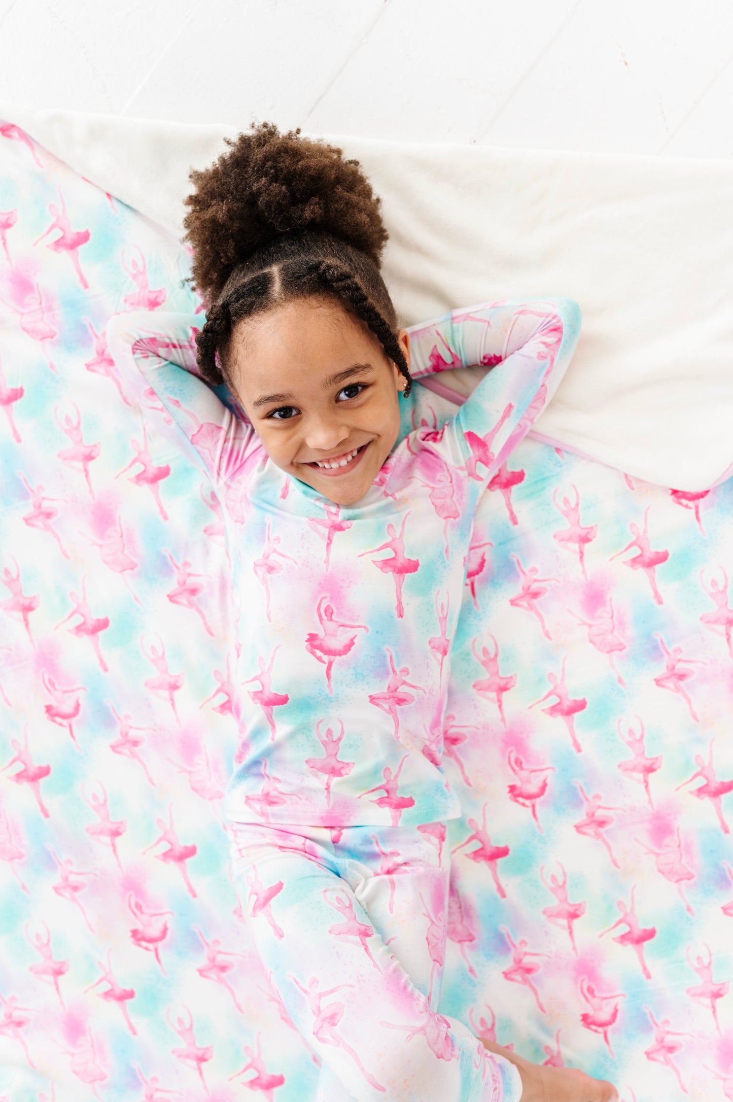 Pastel Pirouettes 2-Piece Pajamas