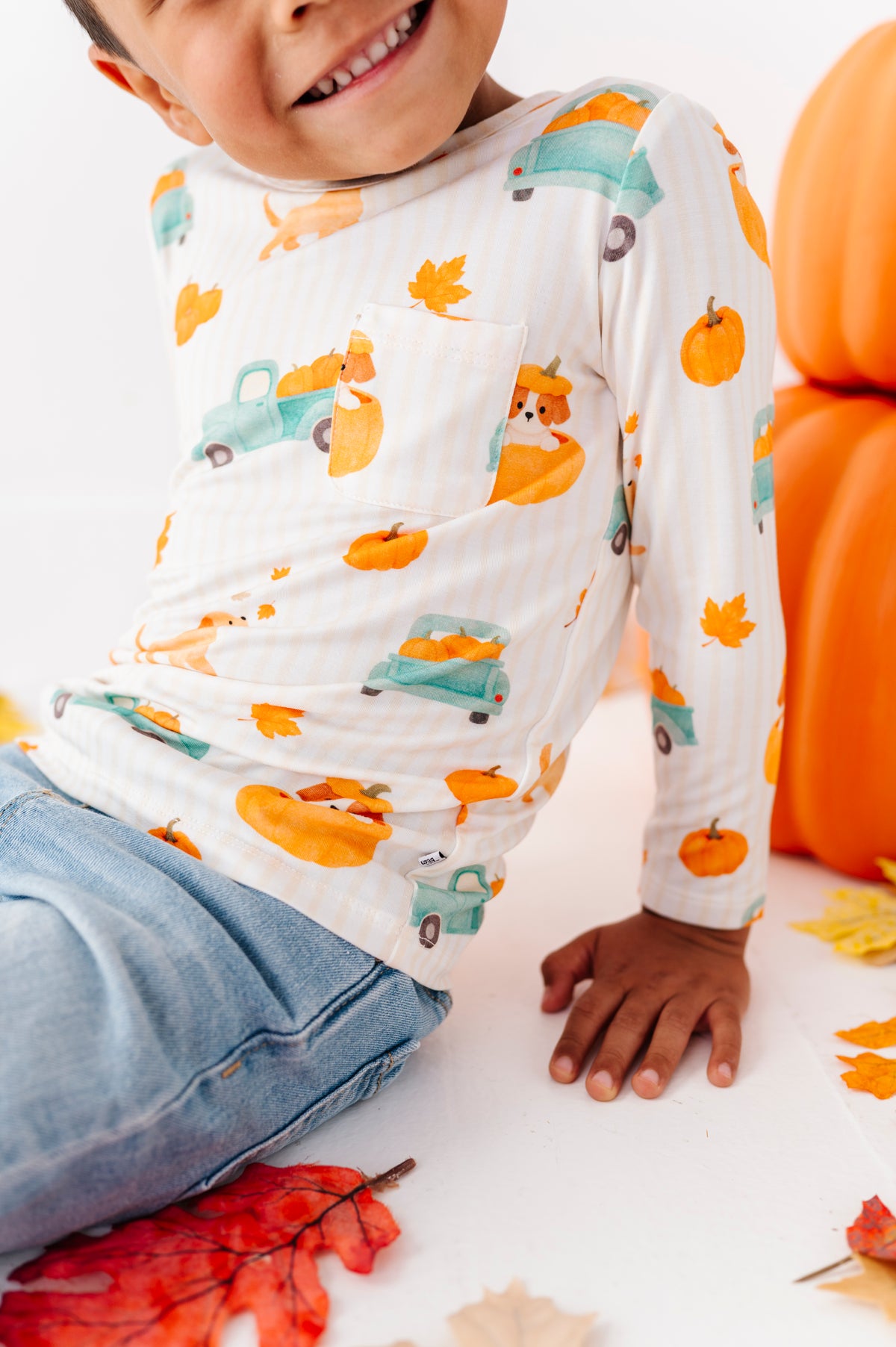 Puppy Patch Long Sleeve Henley