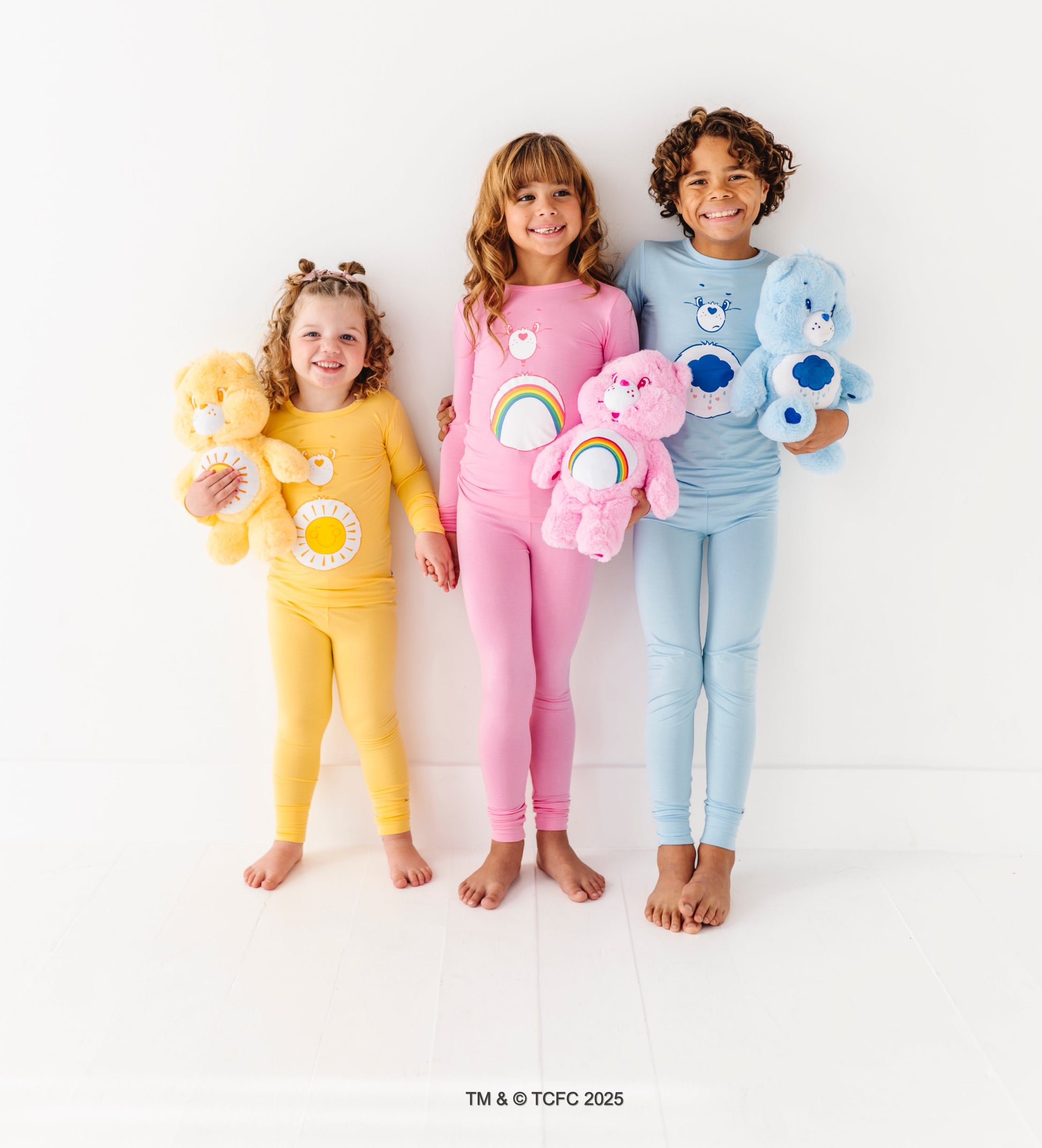 Care Bears Funshine Bear bamboo pajamas with long sleeve top and leggings