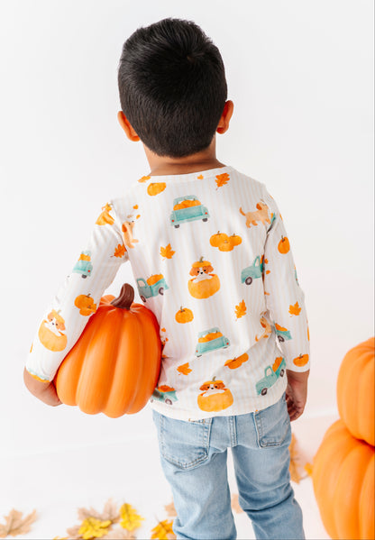 Puppy Patch Long Sleeve Henley
