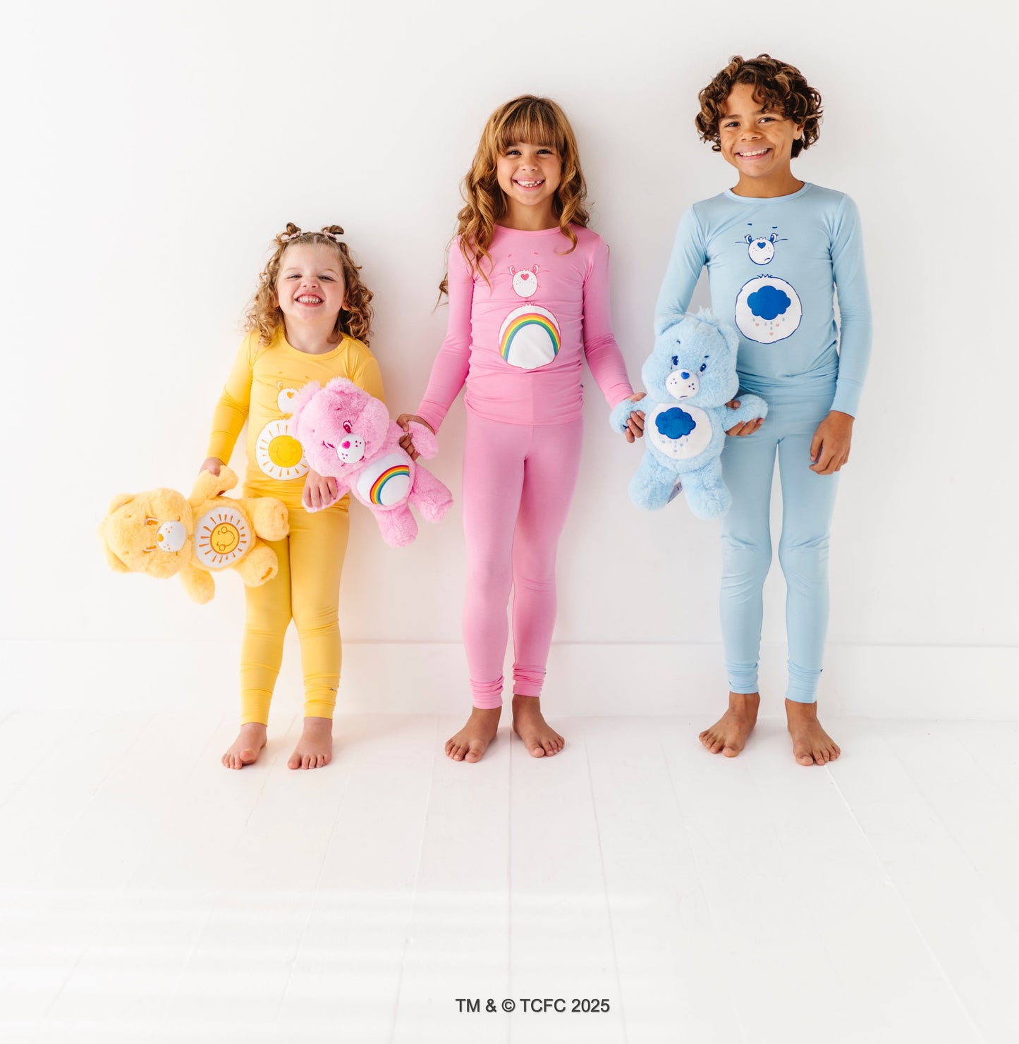 Care Bears Funshine Bear pajamas with bright yellow color and playful design