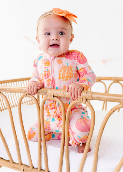 Harvest Bloom Ruffle Convertible Romper