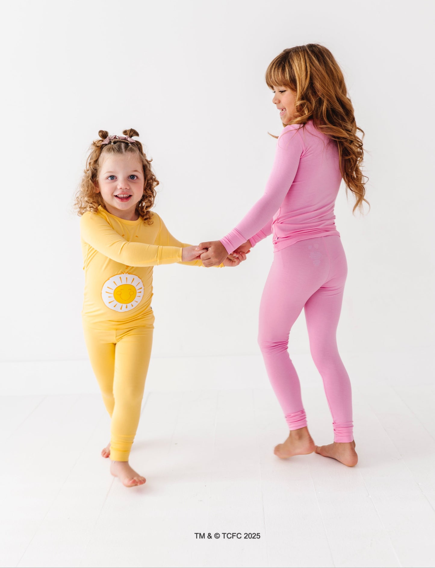 Care Bears Cheer Bear bamboo pajamas designed for sensitive skin