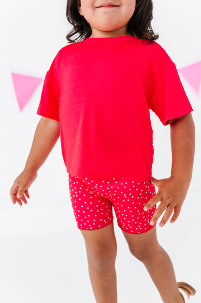 Berry Boxy Bamboo/Cotton T-Shirt