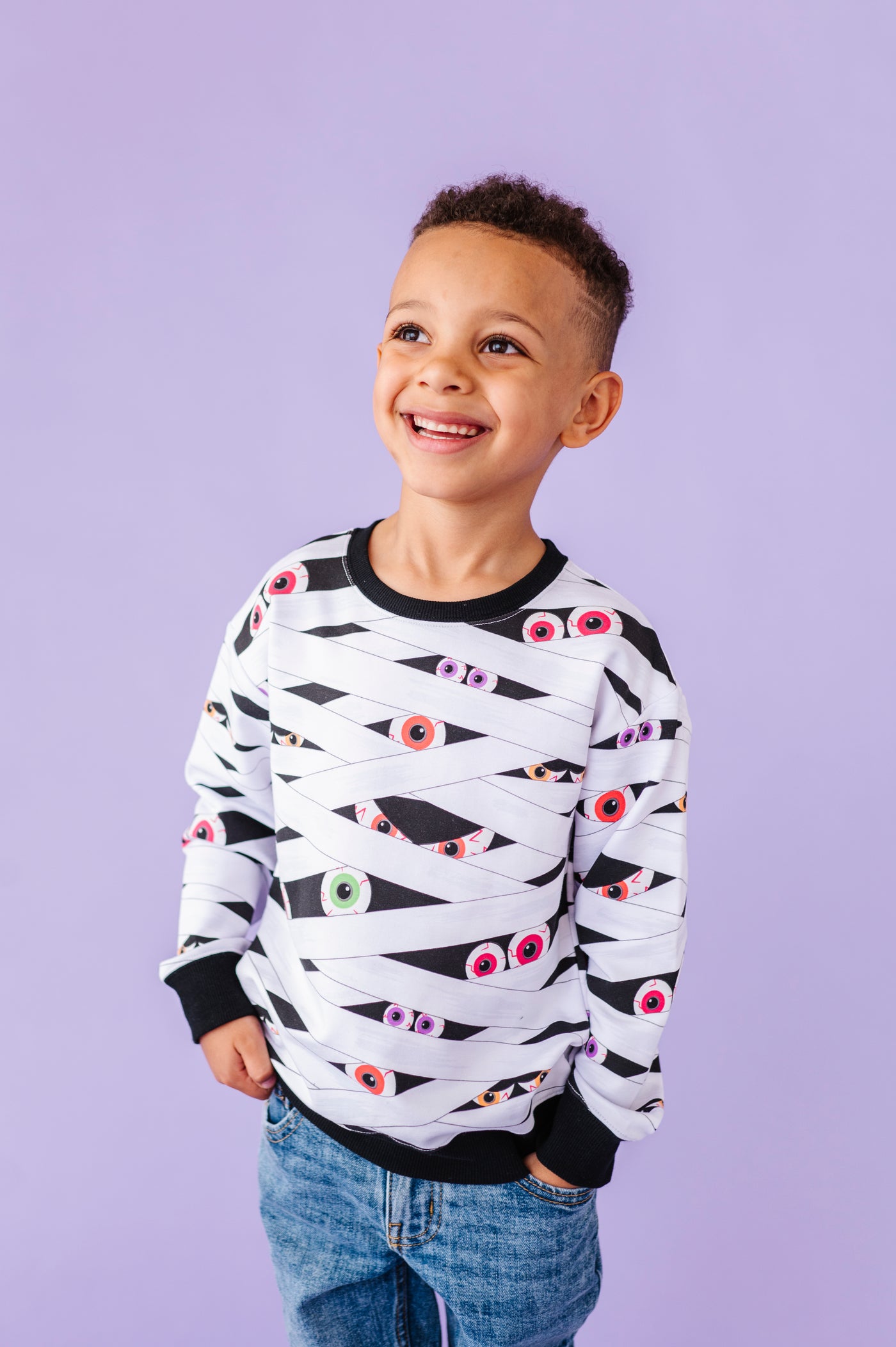 Bates Glow-In-The-Dark Crewneck Sweatshirt