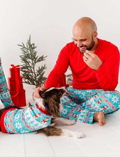 Frosty Fair Isle Men's Lounge Set