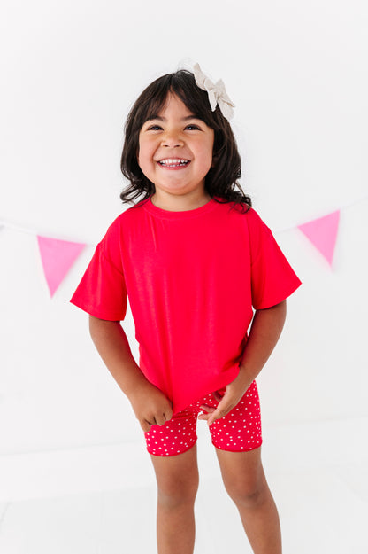 Berry Boxy Bamboo/Cotton T-Shirt