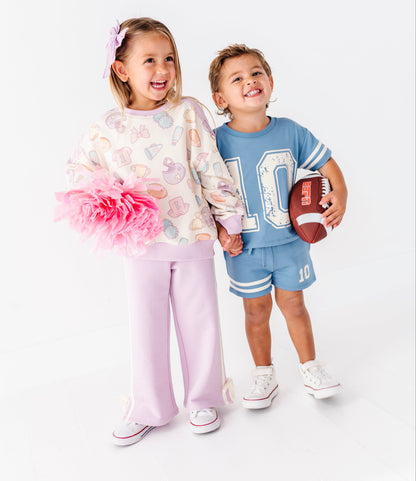 Girly Game Day Crewneck Sweatshirt