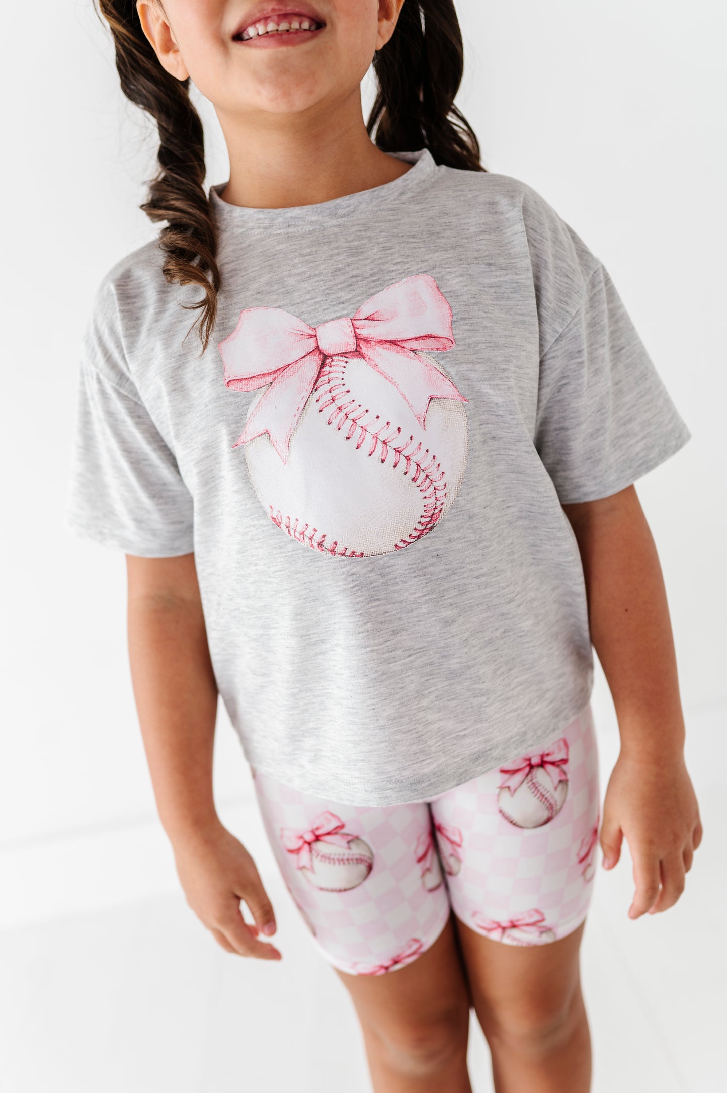 Bows On Base Cropped T-Shirt: PRE ORDER