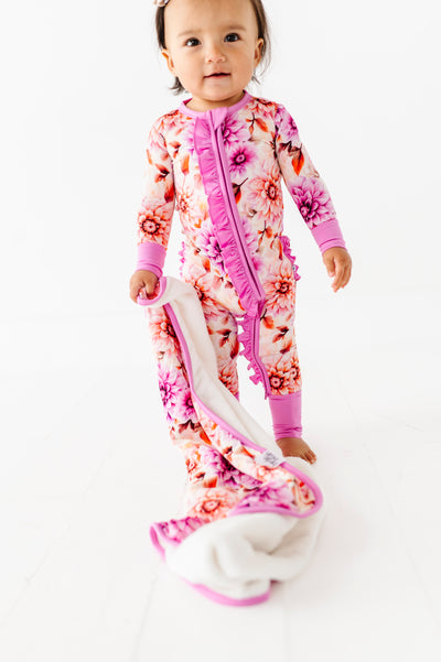 Margot Plush Birdie Blanket- STROLLER