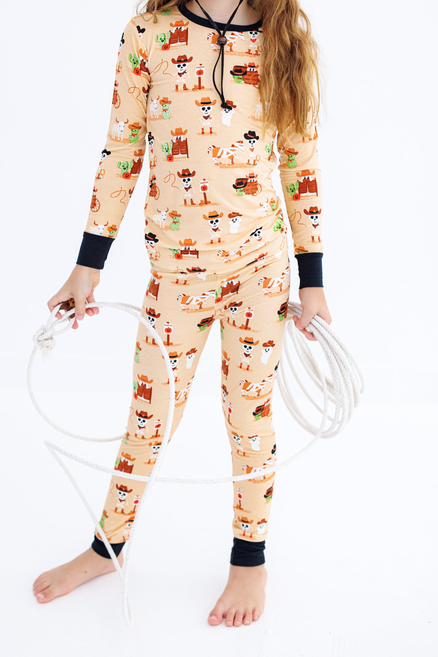 willie 2-piece glow-in-the-dark pajamas: LONG