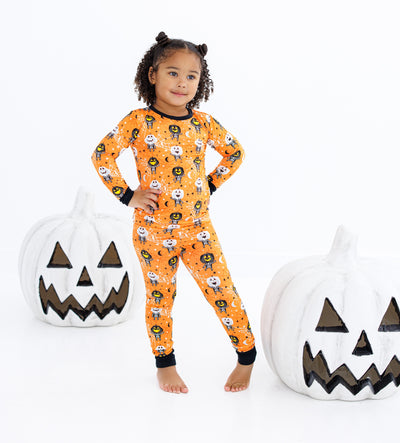 michael 2-piece glow-in-the-dark pajamas: LONG