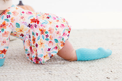 Knee-High Socks Set- MOSS AND LATTE