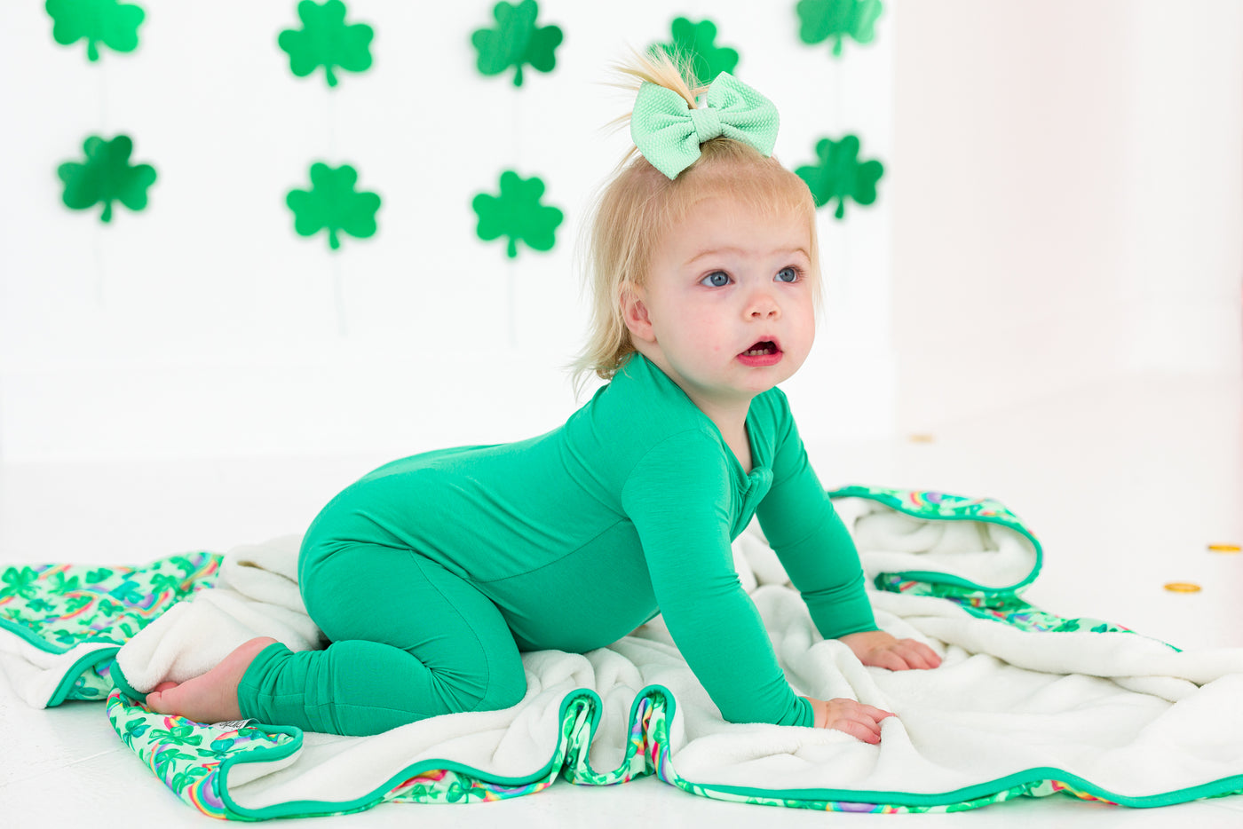 Gumdrop Green Convertible Romper