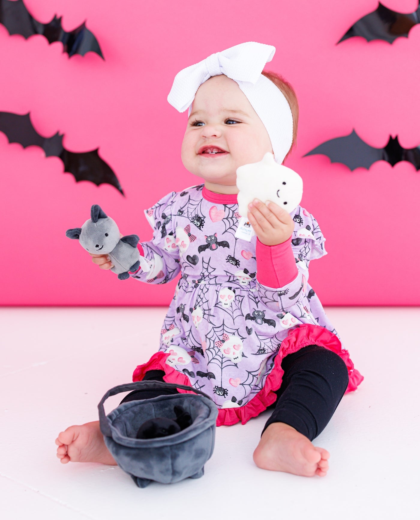 carrie glow-in-the-dark peplum set: INFANT