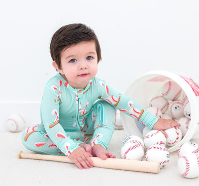 Baseball Bunnies Convertible Romper