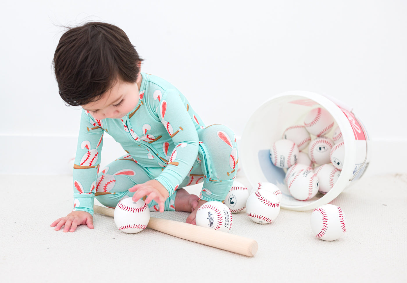 Baseball Bunnies Convertible Romper